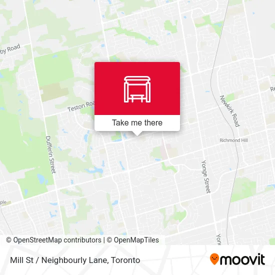 Mill St / Neighbourly Lane map