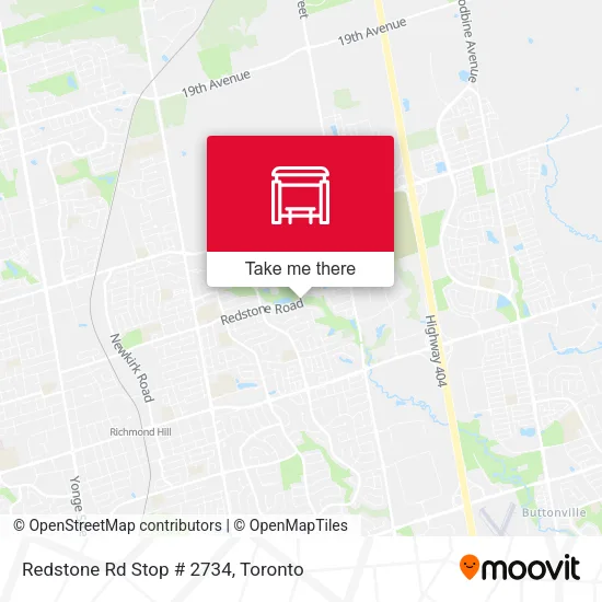 Redstone Rd Stop # 2734 map