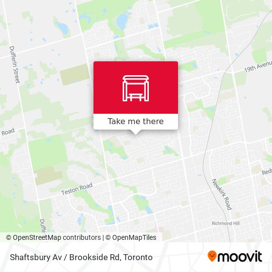 Shaftsbury Av / Brookside Rd plan