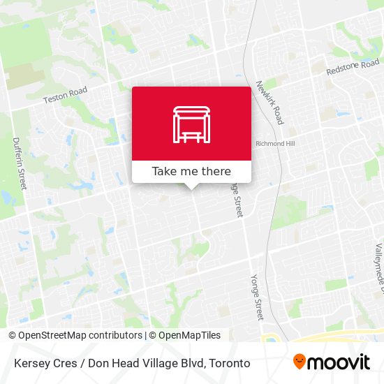 Kersey Cres / Don Head Village Blvd map