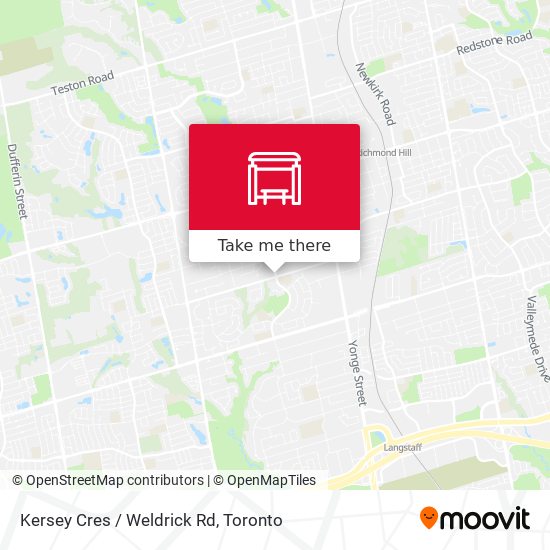 Kersey Cres / Weldrick Rd map