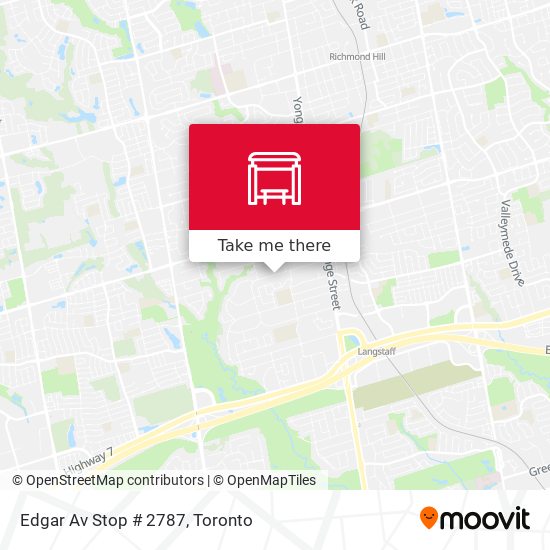 Edgar Av Stop # 2787 plan
