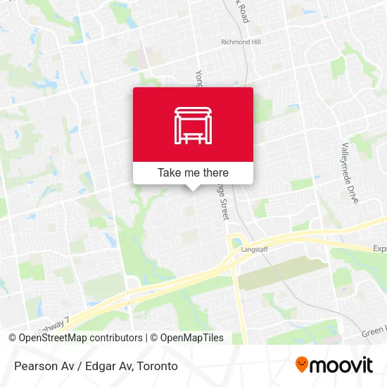 Pearson Av / Edgar Av map
