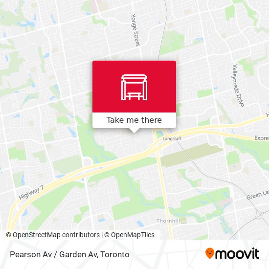 Pearson Av / Garden Av map