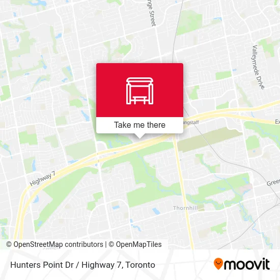 Hunters Point Dr / Highway 7 map