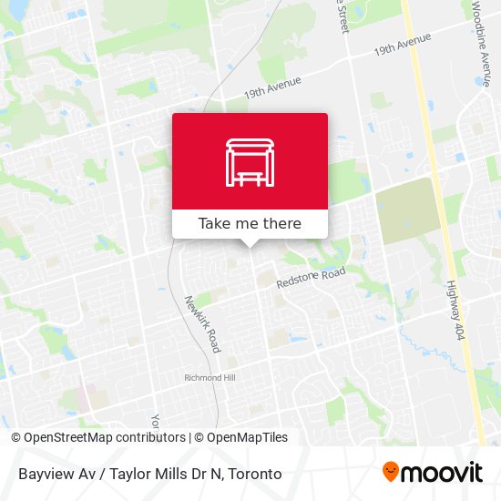 Bayview Av / Taylor Mills Dr N map