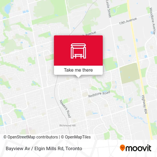 Bayview Av / Elgin Mills Rd map