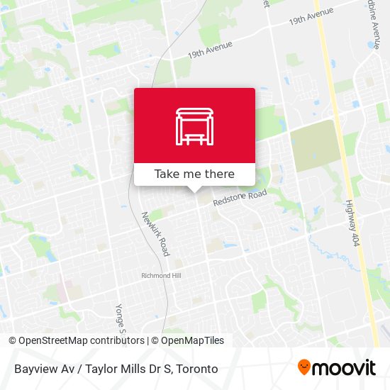 Bayview Av / Taylor Mills Dr S map