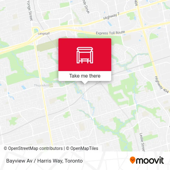 Bayview Av / Harris Way map