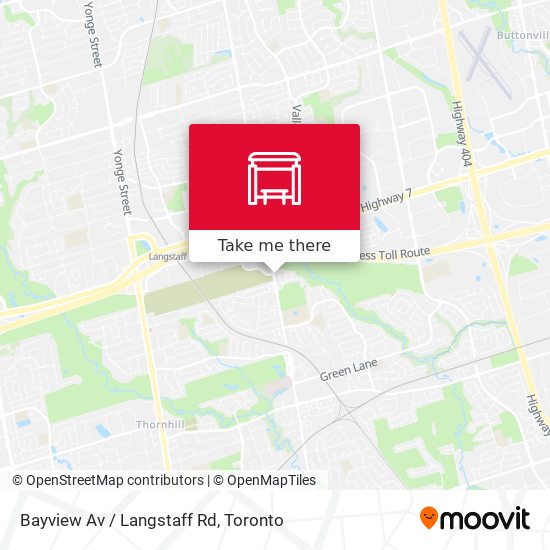 Bayview Av / Langstaff Rd plan