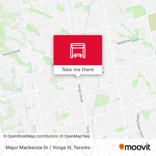 Major Mackenzie Dr / Yonge St plan