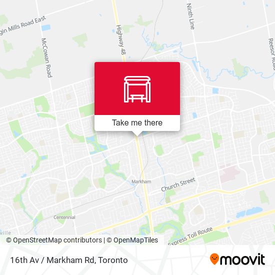 16th Av / Markham Rd map