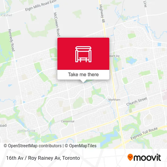 16th Av / Roy Rainey Av map