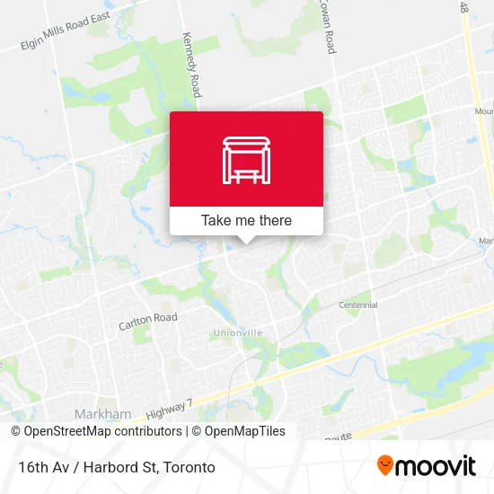 16th Av / Harbord St map