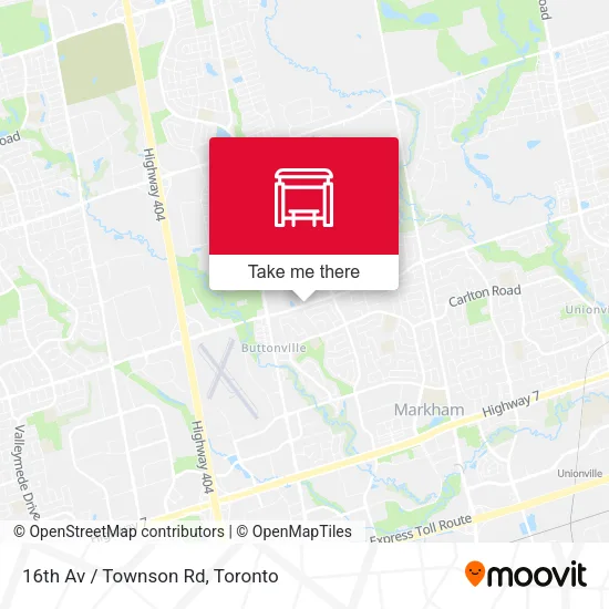 16th Av / Townson Rd map