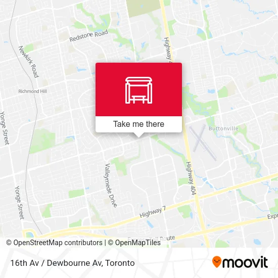 16th Av / Dewbourne Av map