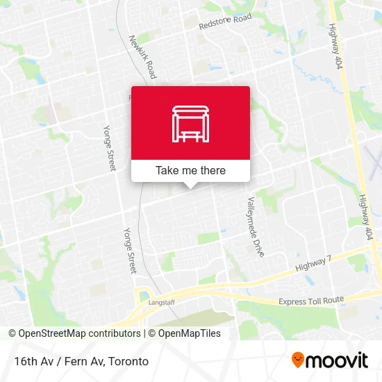 16th Av / Fern Av map