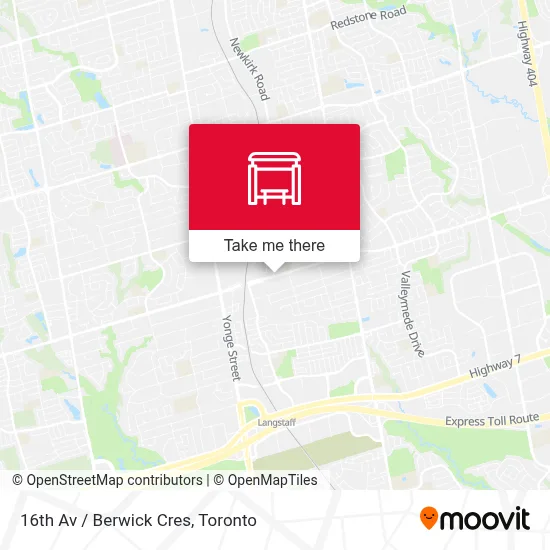 16th Av / Berwick Cres map