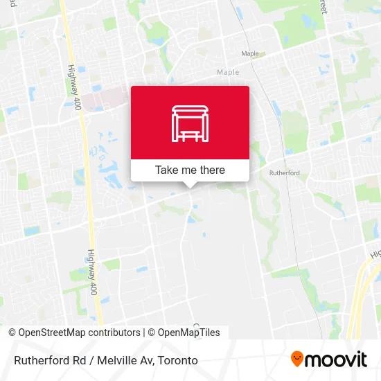 Rutherford Rd / Melville Av map