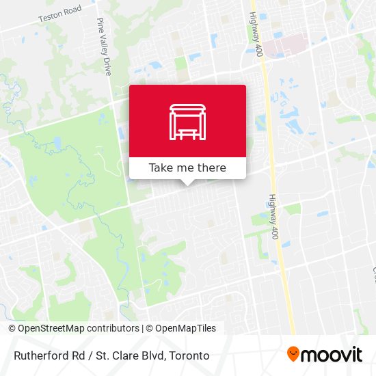 Rutherford Rd / St. Clare Blvd map