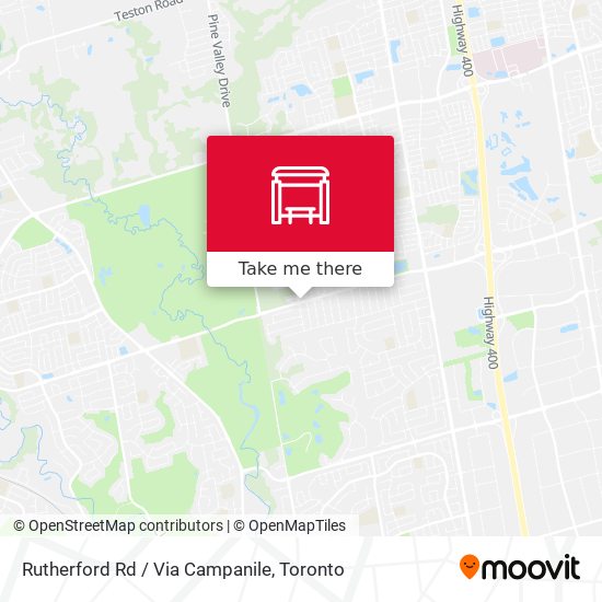 Rutherford Rd / Via Campanile map