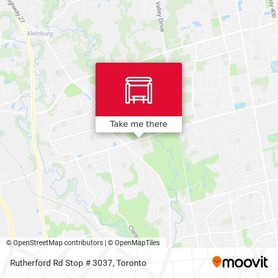 Rutherford Rd Stop # 3037 plan
