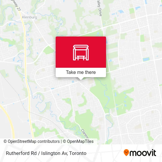 Rutherford Rd / Islington Av map