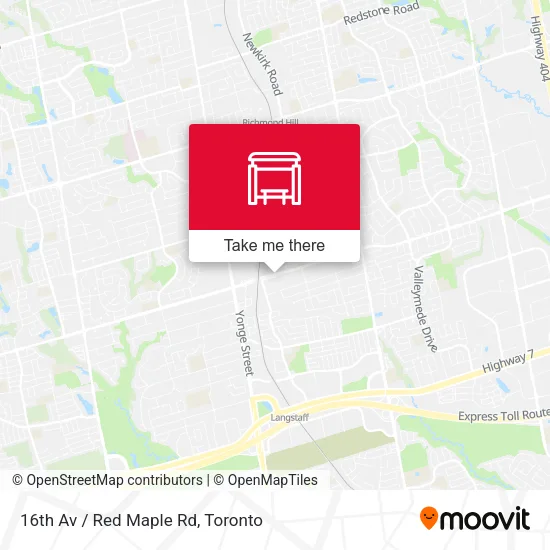 16th Av / Red Maple Rd map