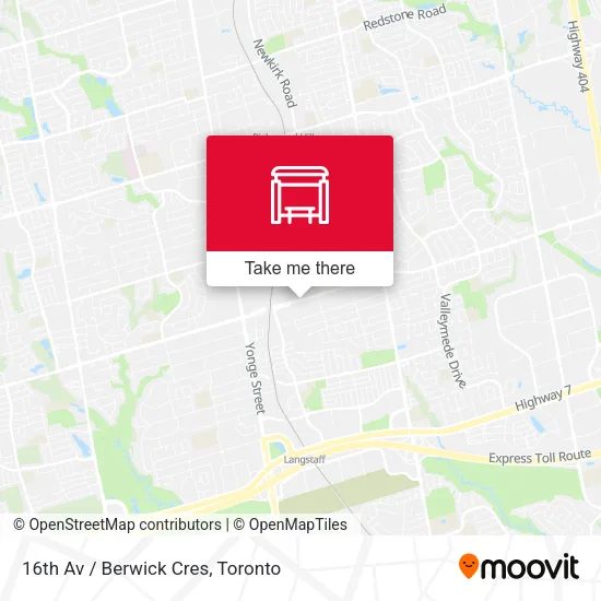 16th Av / Berwick Cres map
