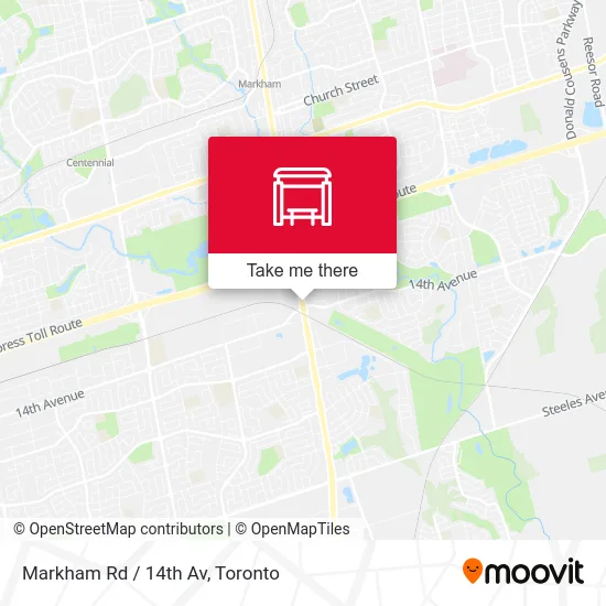 Markham Rd / 14th Av map