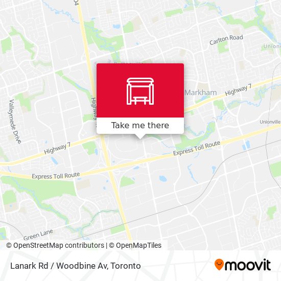 Lanark Rd / Woodbine Av map