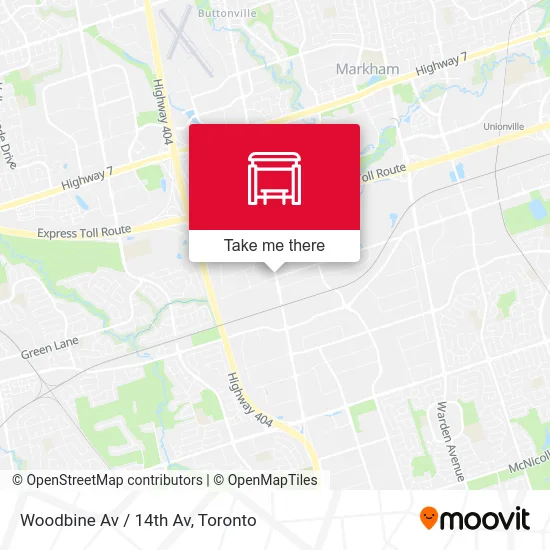 Woodbine Av / 14th Av map