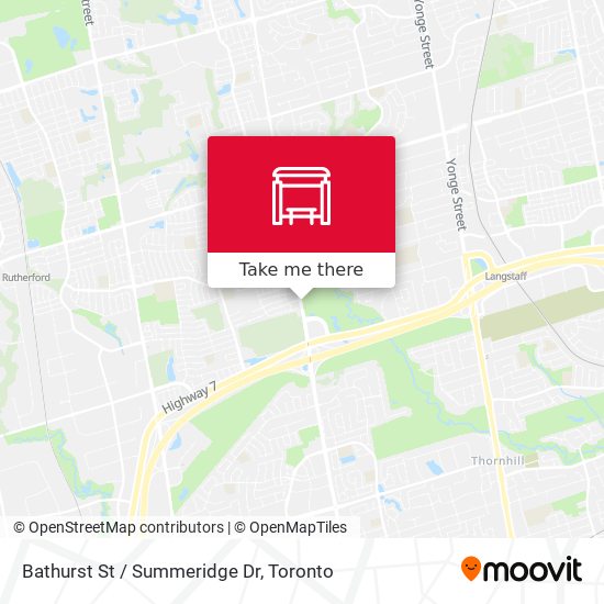 Bathurst St / Summeridge Dr plan