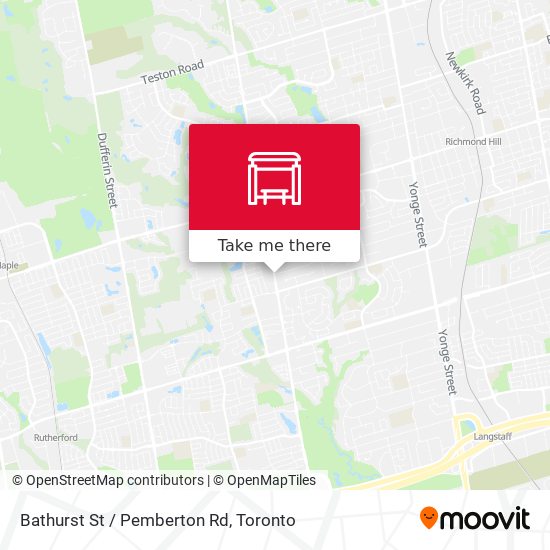 Bathurst St / Pemberton Rd plan