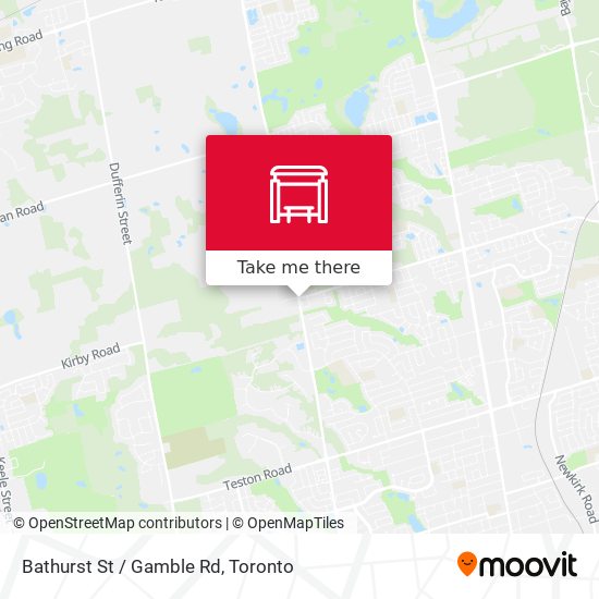 Bathurst St / Gamble Rd plan