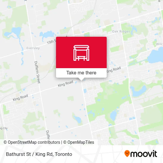 Bathurst St / King Rd map