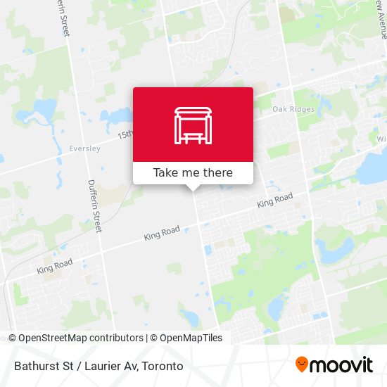 Bathurst St / Laurier Av map