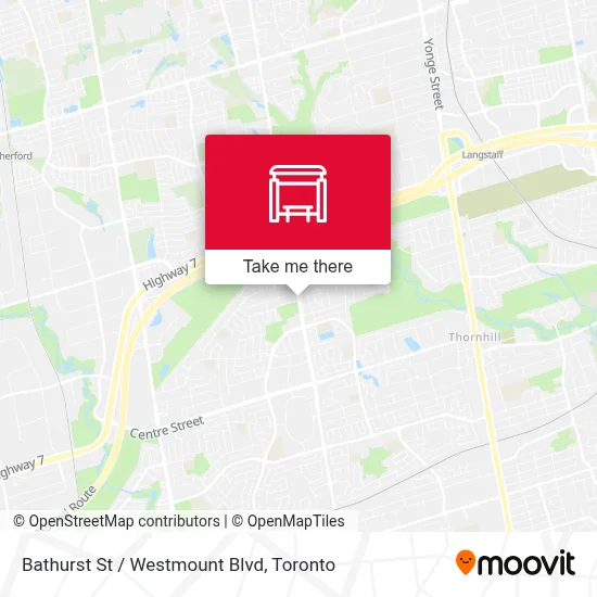 Bathurst St / Westmount Blvd map