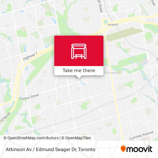 Atkinson Av / Edmund Seager Dr map