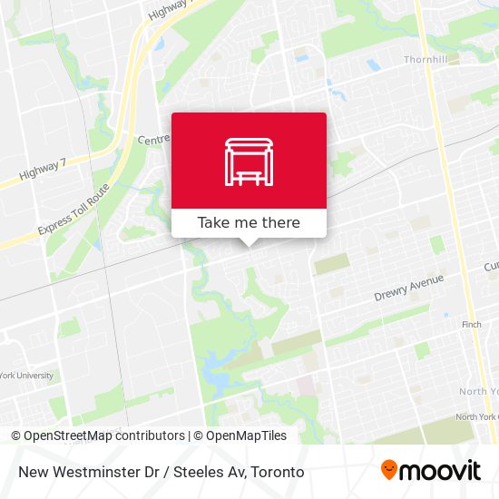 New Westminster Dr / Steeles Av map