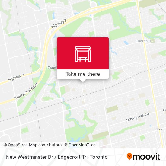 New Westminster Dr / Edgecroft Trl map