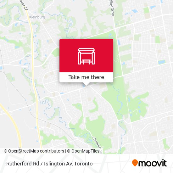 Rutherford Rd / Islington Av plan