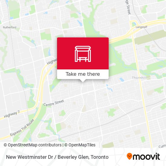 New Westminster Dr / Beverley Glen map