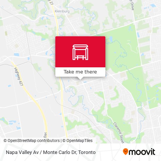 Napa Valley Av / Monte Carlo Dr map