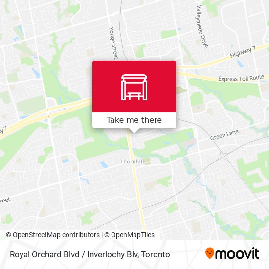 Royal Orchard Blvd / Inverlochy Blv map