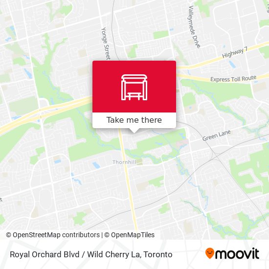 Royal Orchard Blvd / Wild Cherry La map