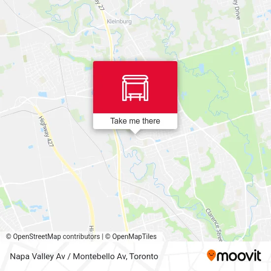 Napa Valley Av / Montebello Av map