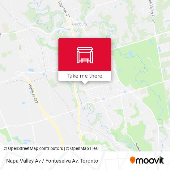 Napa Valley Av / Fonteselva Av map