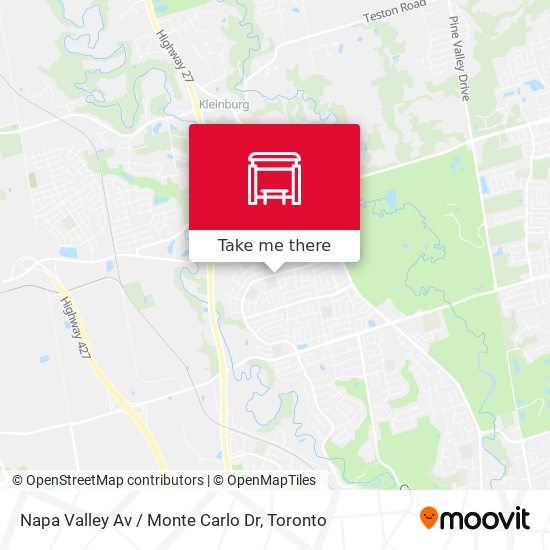 Napa Valley Av / Monte Carlo Dr map