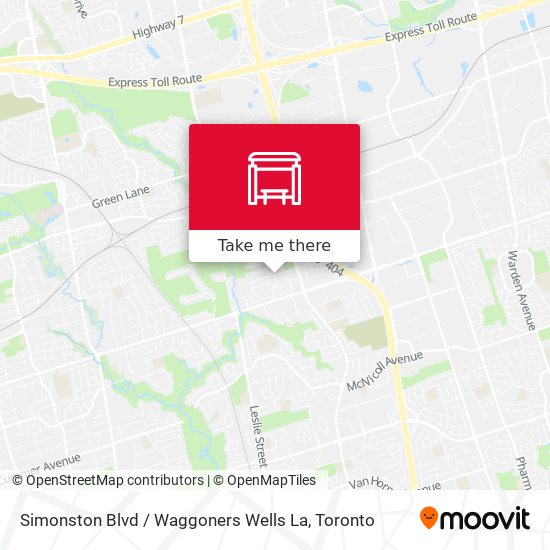 Simonston Blvd / Waggoners Wells La plan